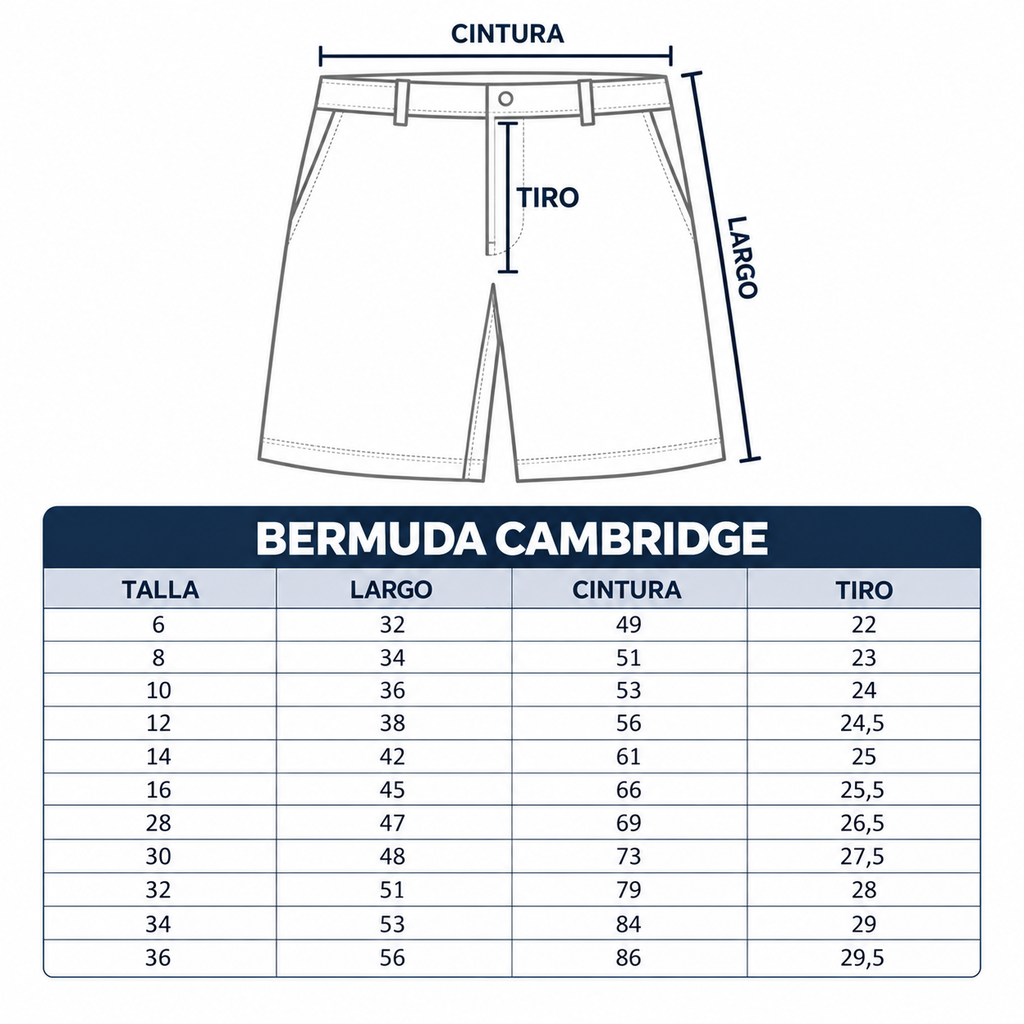 BERMUDA CAMBRIDGE