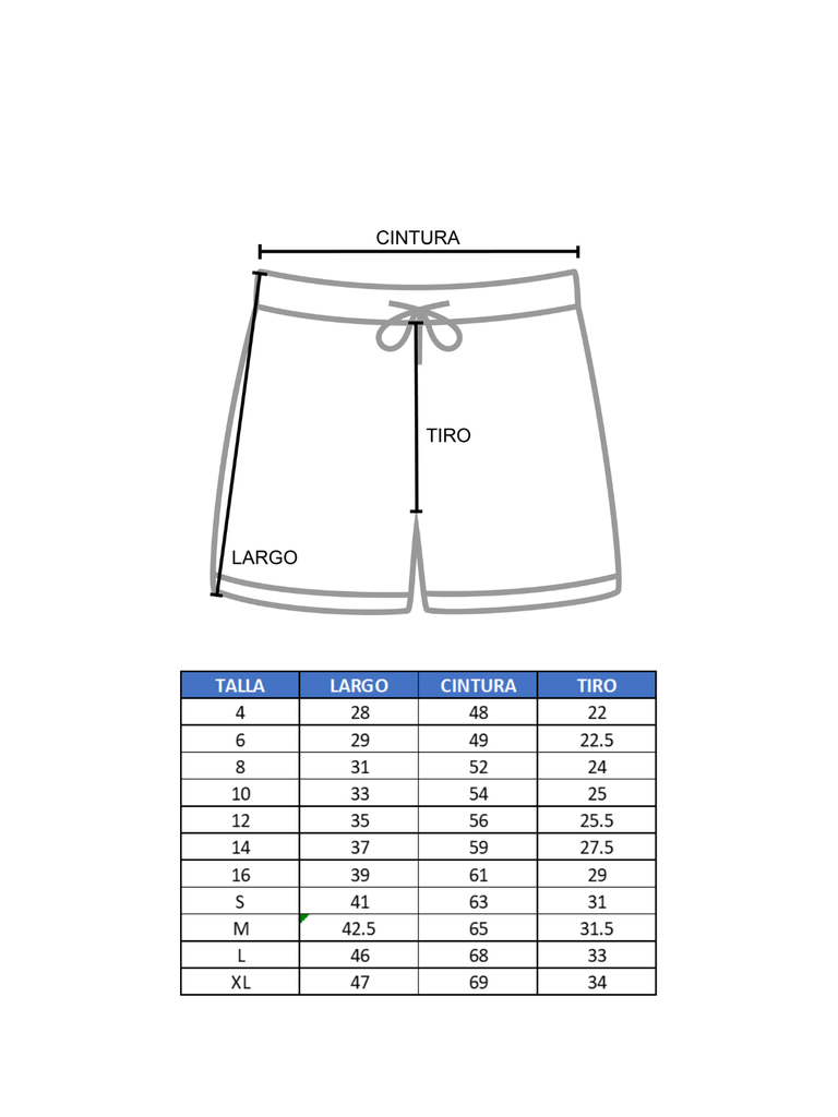 SHORT DAMA CAMBRIDGE