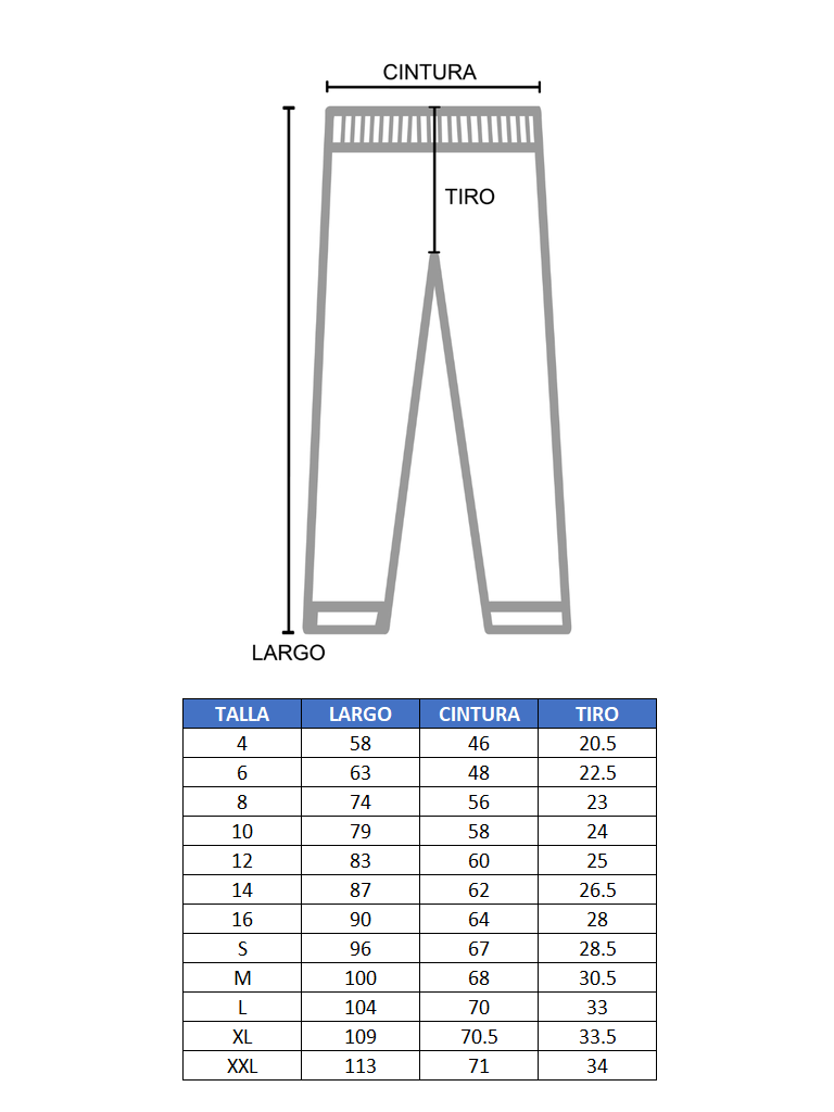 PANTALON DE BUZO MONTEALTO