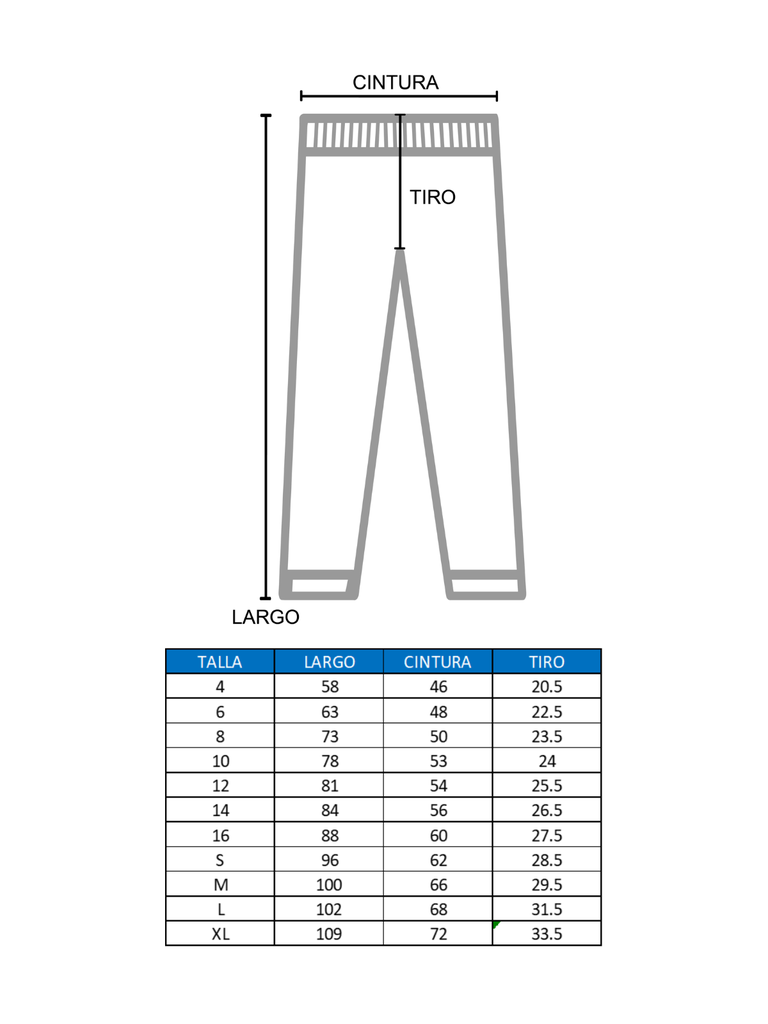 PANTALON DE BUZO MONTEALTO