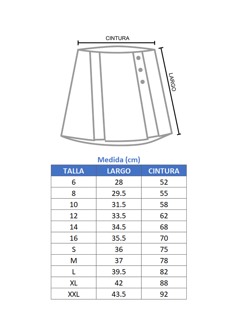 FALDA PANTALON CAMBRIDGE