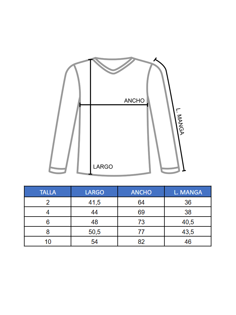 POLO M/LARGA PESTALOZZI