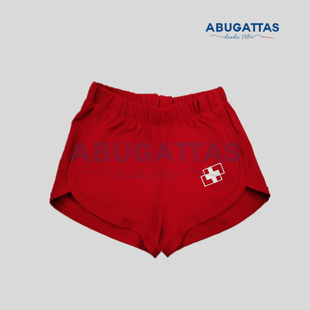 SHORT ROJO DAMA DOBLE CAPA