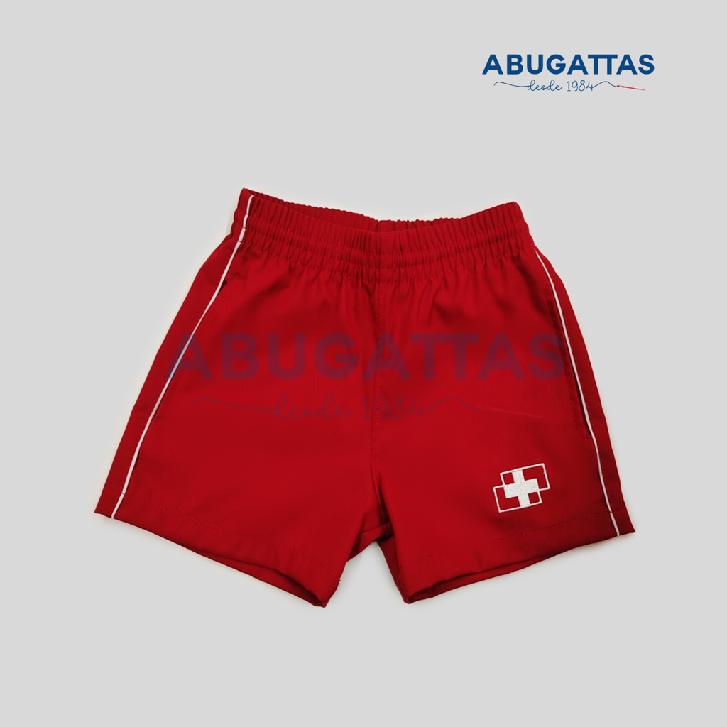 SHORT ROJO VARON PESTALOZZI